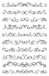© andrej - Swirl decoration dividers isolated on white background. Decorative elements for frames. Vector illustration.