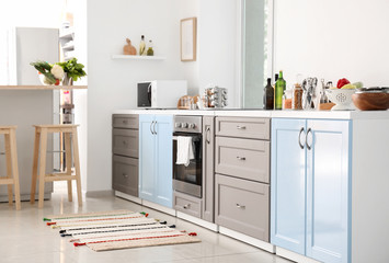 Interior of modern kitchen