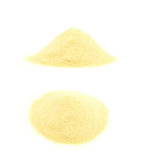 Poster - Pile of corn flour isolated