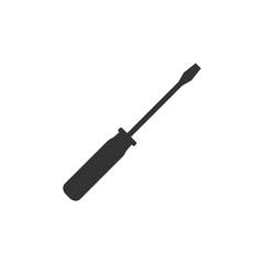 Screwdriver icon. Vector illustration, flat design.