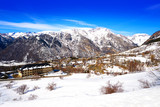 Fototapeta Do pokoju - Cerler ski area skyline in Huesca Pyrenees Spain