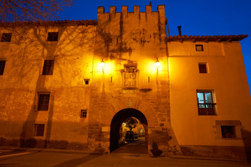 Wall Mural - Rubielos de Mora village in Teruel Spain