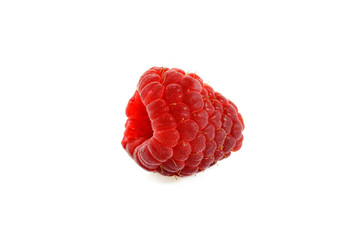 Raspberry isolated on white background