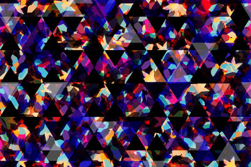 Abstract shapes triangle background. Geometric texture. Abstract crystals. Trendy vector background for web design, wallpapers, fashion design or printed products.