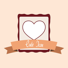 Sticker - cute icon design