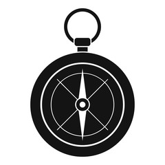 Poster - Compass icon. Simple illustration of compass vector icon for web design isolated on white background