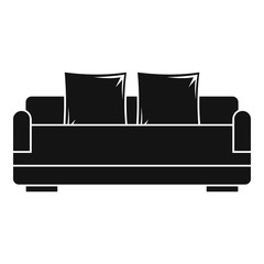 Poster - Relax sofa icon. Simple illustration of relax sofa vector icon for web design isolated on white background