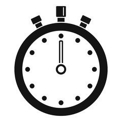Poster - Stopwatch icon. Simple illustration of stopwatch vector icon for web design isolated on white background