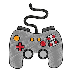 Modern console gamepad vector illustration graphic design