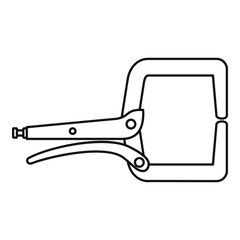Poster - Electrical cable tool icon. Outline illustration of electrical cable tool vector icon for web design isolated on white background