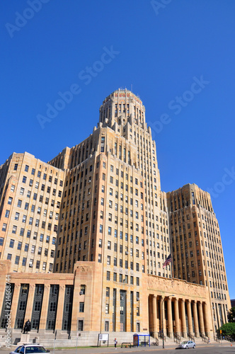 Buffalo City Hall, Art Deco Style building in downtown Buffalo, New York  State, USA. - Buy this stock photo and explore similar images at Adobe  Stock | Adobe Stock