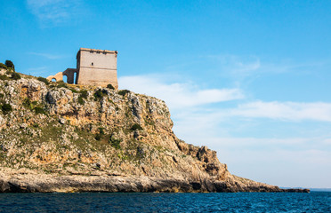 Watchtower near Santa Caterina (Torre dell'Alto), Salento, south Italy