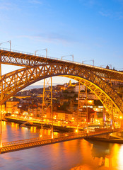 Wall Mural - Dom Luis bridge. Porto, Portugal