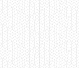 Aufkleber - Geometric lines pattern on vector Bauhaus trendy modern texture with abstract seamless background