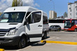© Oleksandr - white microbus on bus station
