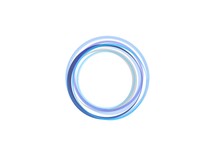 Blue Circle Sphere Round Circular Rings Abstract Logo Symbol Icon Design Vector
