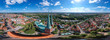 Lubeck, Germany. Equirectangular panorama 360°