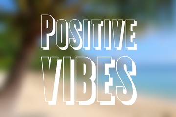 Wall Mural - Positive vibes