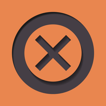 Delete icon | Decline icon | rejected sign