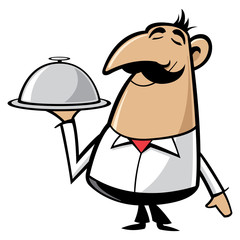 Sticker - Waiter