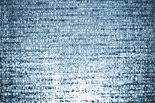 Horizontal Vector Blue Jeans Grainy Lined Texture Isolated On