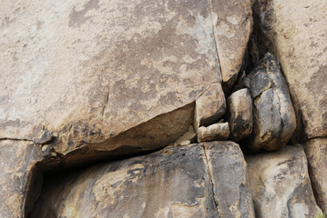 Rock formation close up background