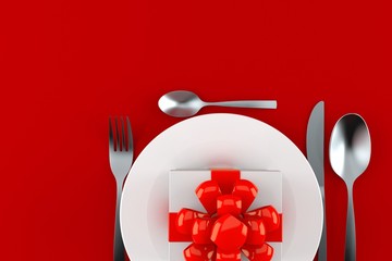 Poster - Meal with gift