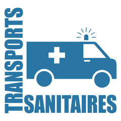 Sticker - Logo transports sanitaires.