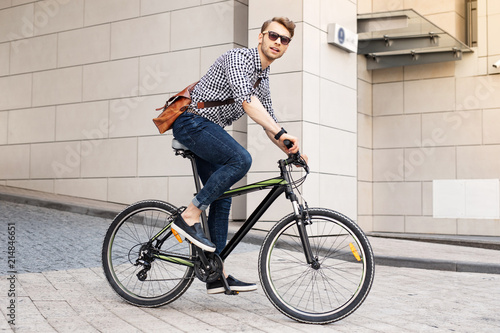 bike in the city