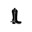 cowboy boots icon. Element of wild west icon for mobile concept and web apps. Material style cowboy boots icon can be used for web and mobile
