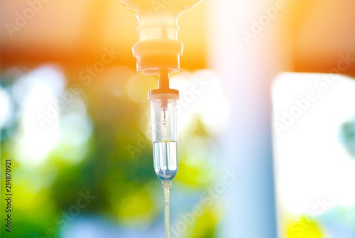 Set Iv Fluid Intravenous Drop Saline Drip Hospital Room