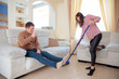 © Aleksei Lazukov - family life. House cleaning
