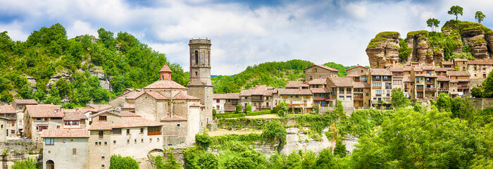 Wall Mural - Rupit, a medieval village in the middle of nature. Catalonia, Osona.