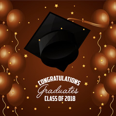 Wall Mural - congratulations graduation card