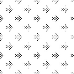 Poster - Dots right arrow icon in simple style isolated on white background