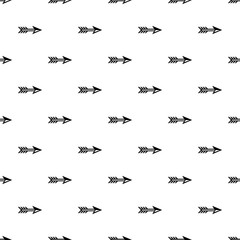 Poster - Arrow for archery icon in simple style isolated on white background