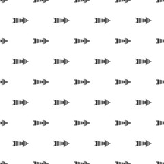 Poster - Linear black arrow icon in simple style isolated on white background