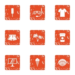 Poster - Amateur icons set. Grunge set of 9 amateur vector icons for web isolated on white background