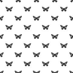 Wall Mural - Butterfly with stripes on wings icon in simple style isolated on white background. Insect symbol