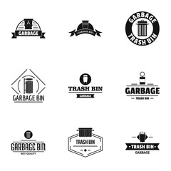 Poster - Suck logo set. Simple set of 9 suck vector logo for web isolated on white background