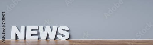 Fotografía News Header Hintergrund Konzept