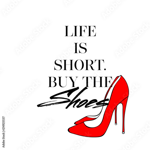 zycie-jest-krotkie-kupic-buty-t-shirt-z-recznie-rysowane-czerwone-buty-obcasy