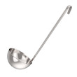 Silver Stainless Steel Kitchen Soup Ladle. 3d Rendering