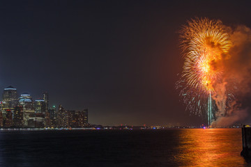 celebration firework in New York