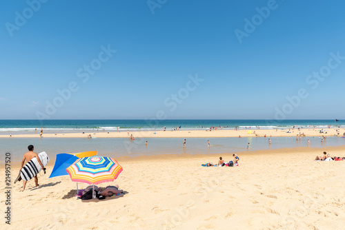 Cap Ferret Bassin Darcachon France La Plage Côté Océan