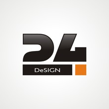 24 Logo / Number Twenty Four Logo Concept