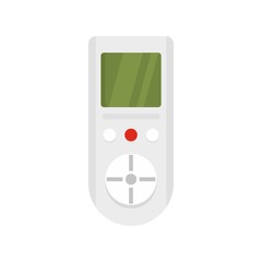 Poster - digital remote control conditioner icon. flat illustration of digital remote control conditioner vec
