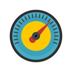 Poster - blue yellow dashboard icon. flat illustration of blue yellow dashboard vector icon for web isolated 