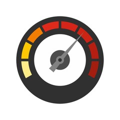 Poster - dashboard icon. flat illustration of dashboard vector icon for web isolated on white