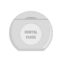 Poster - New dental floss icon. Flat illustration of new dental floss vector icon for web isolated on white